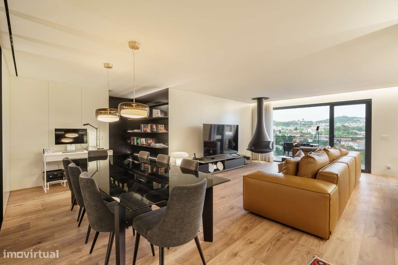 Elegante apartamento T3 em condomínio fechado na encosta do Bom Jesus-9