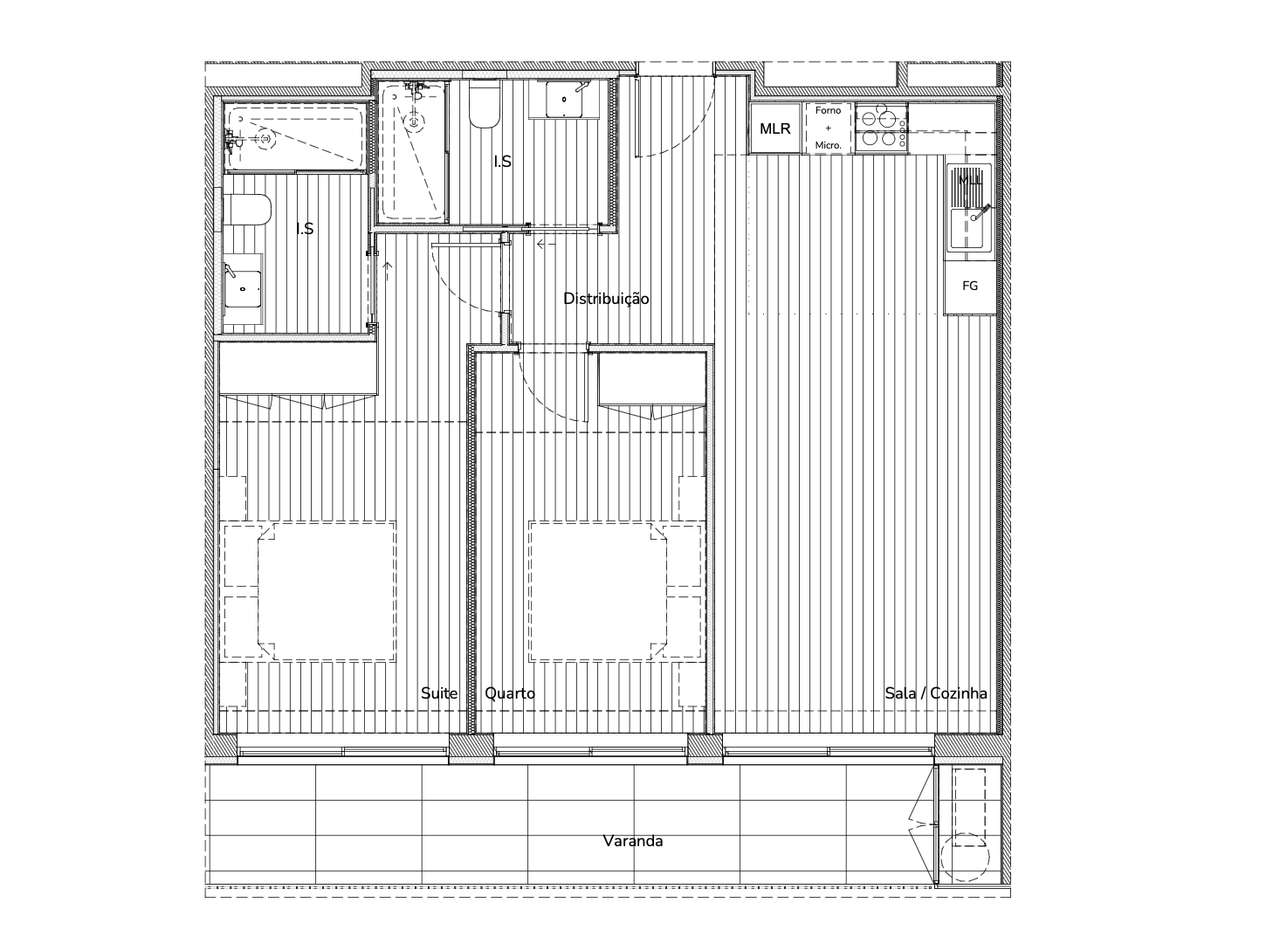Apartamento T2 em São Félix da Marinha c/piscina-11