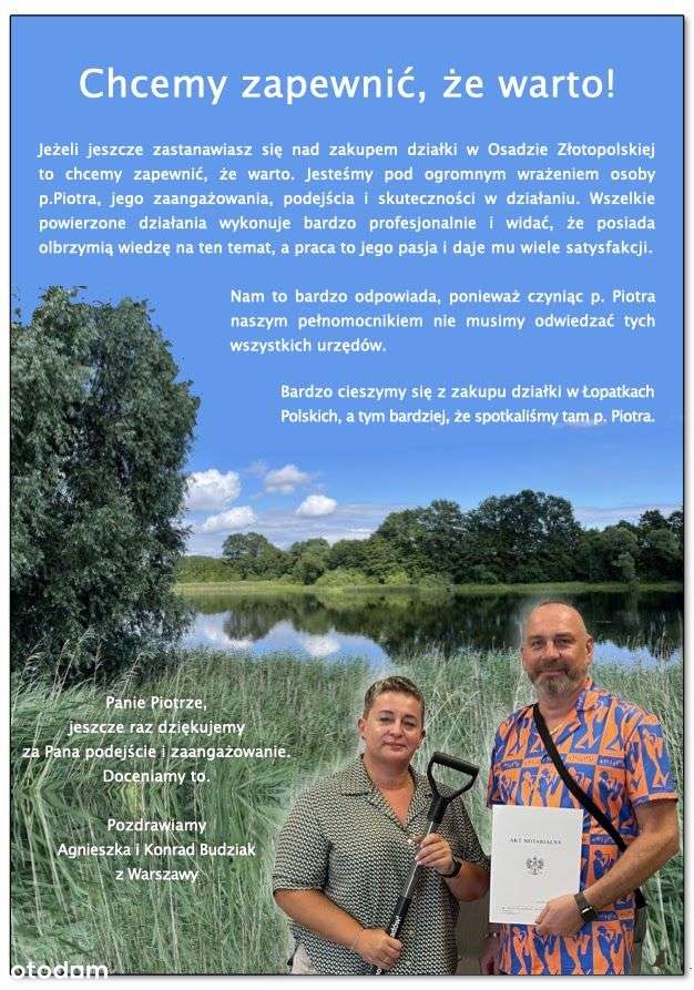 PIĘKNA DZIAŁKA nad jeziorem (las, staw, media, mpzp)-8