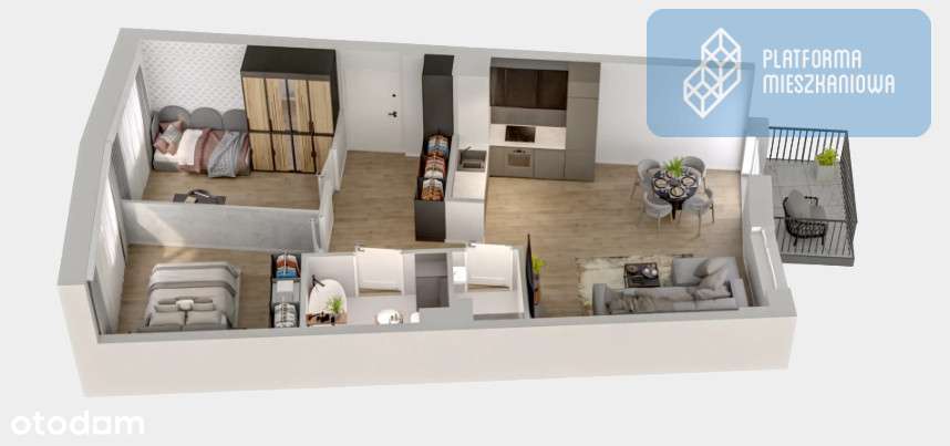 ⭐ Dwustronne 3-pok mieszkania | promocja - Pełny obrazek: 5/6