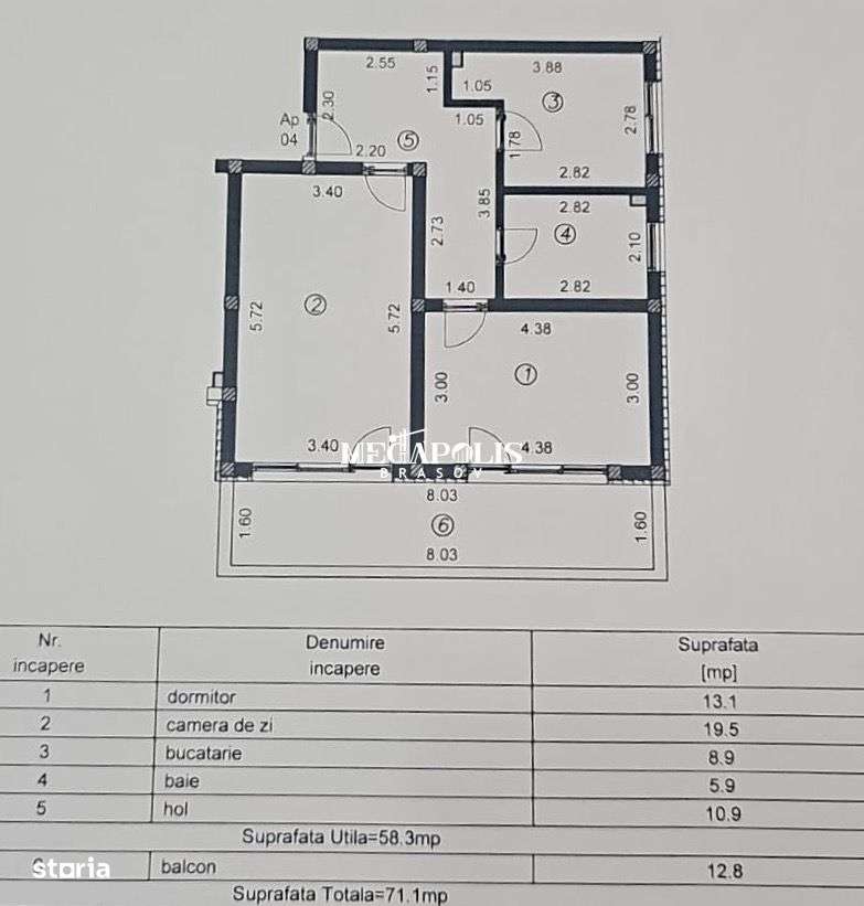 2 camere | Curte 292 mp | Bloc intabulat | 58 mp utili | Parcare - Imagine principală: 5/20