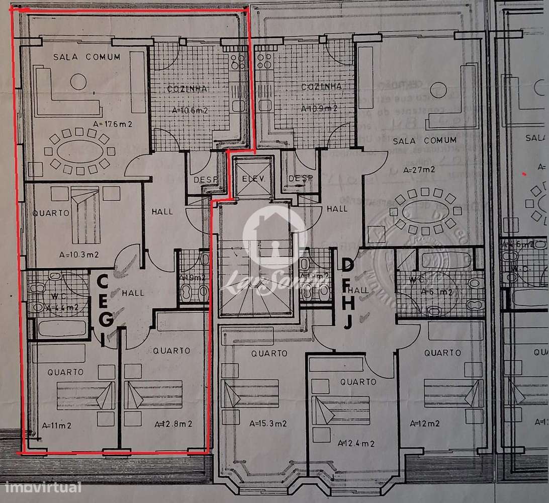 T3 Remodelado com 3 Frentes, Varandas, Elevador e Garagem | Fânzere...-19