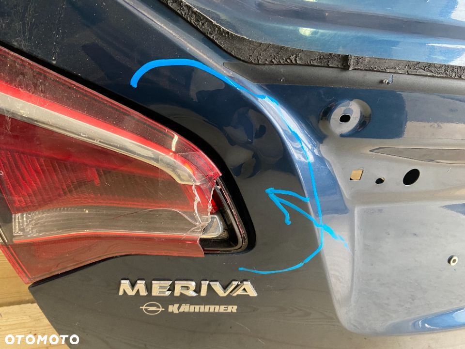 Klapa tylna tył pokrywa Opel Meriva B - 2
