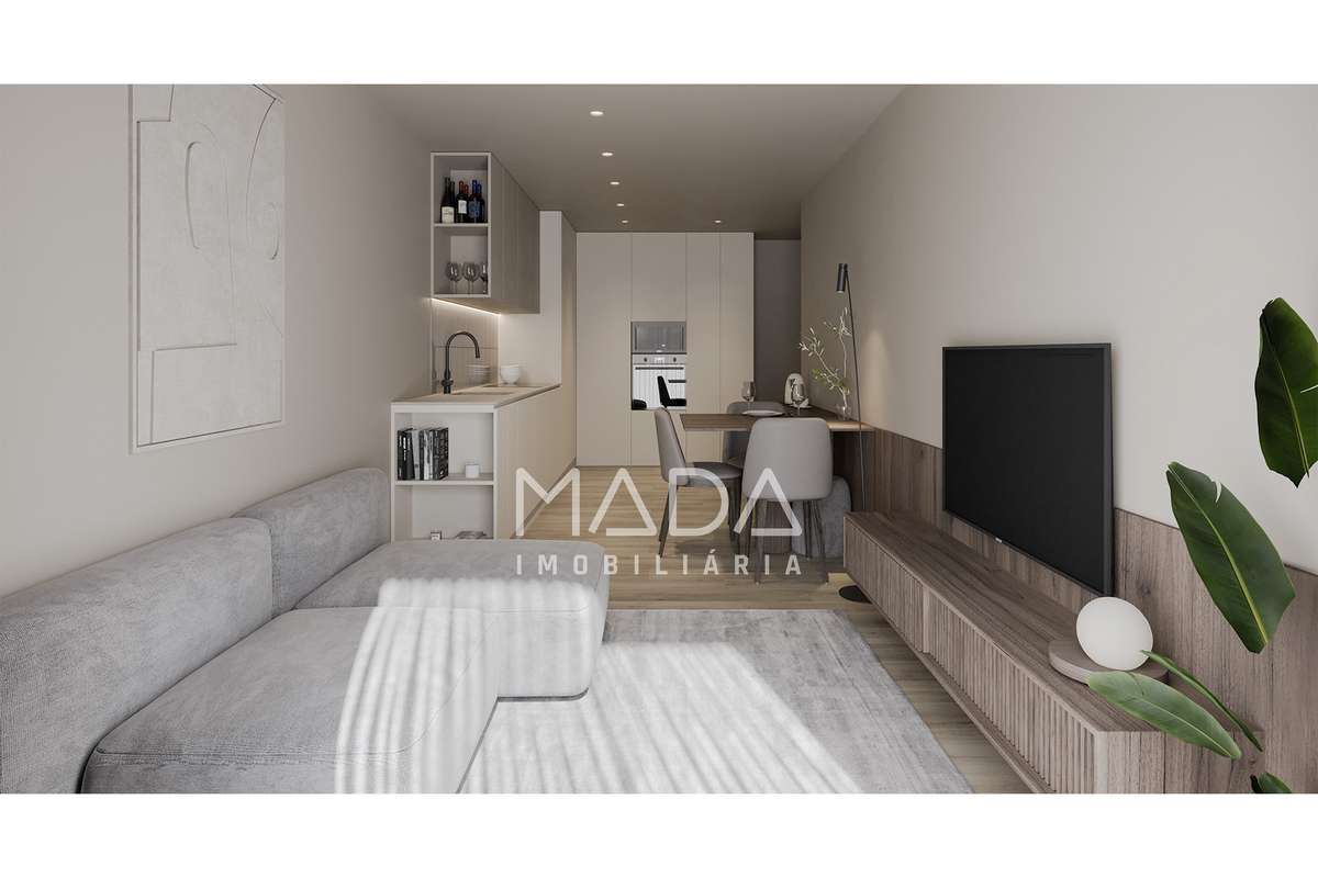 NOVO Apart. T1 (último piso) c/piscina, ginásio e garagem na Rodovia - Grande imagem: 4/23