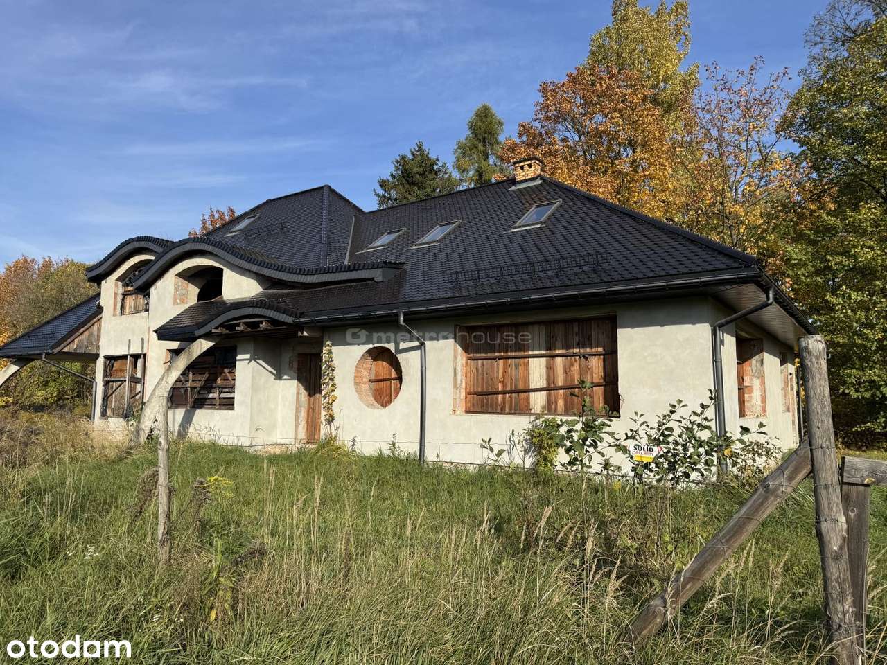 PABIANICE-dom 380 m2,stan surowy, działka 1088m2. - Pełny obrazek: 5/7