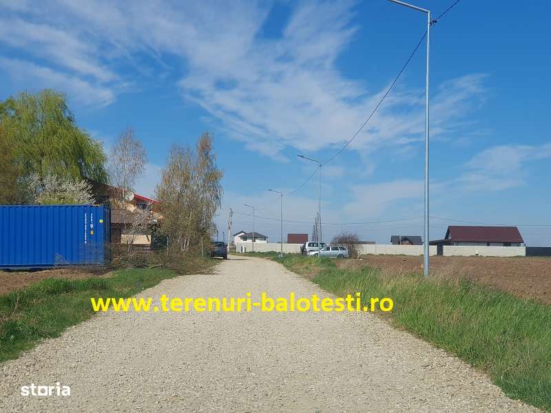 Teren Balotesti,550 mp,langa casa locuita,electricitate ,gaz-1