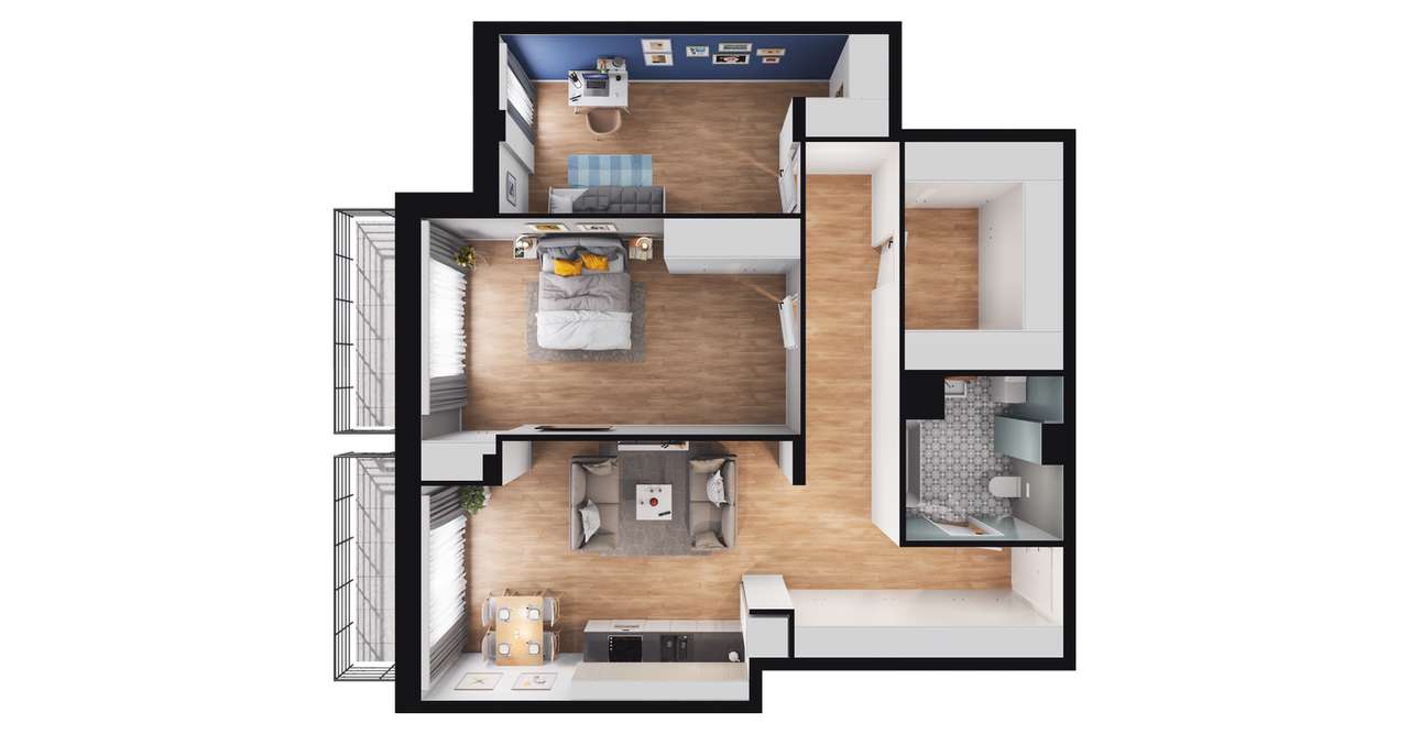 Osiedle Łagody | Apartament C6.4 | 93m2 - Pełny obrazek: 3/9