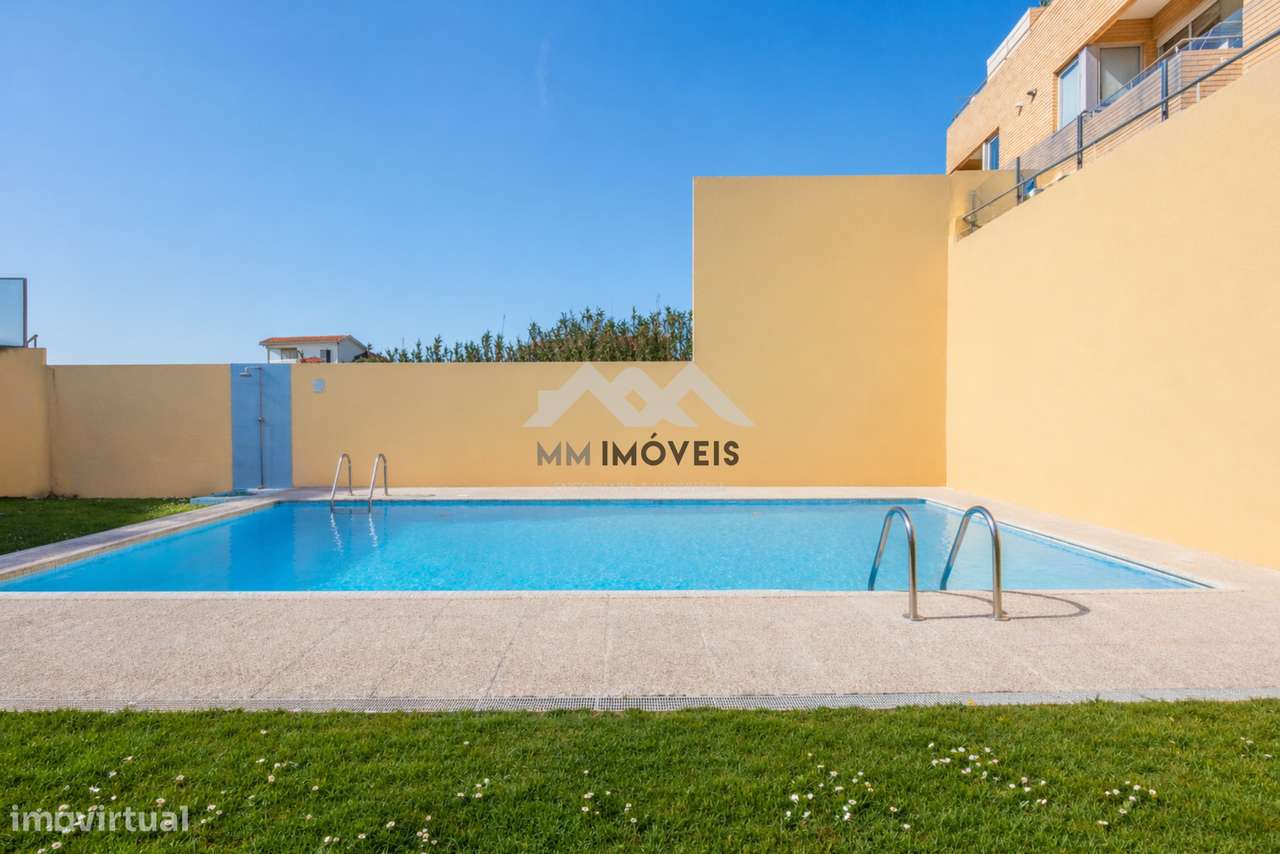 T3 Lavra | 1 min da Praia | Vista Mar | Terraço | Piscina-31