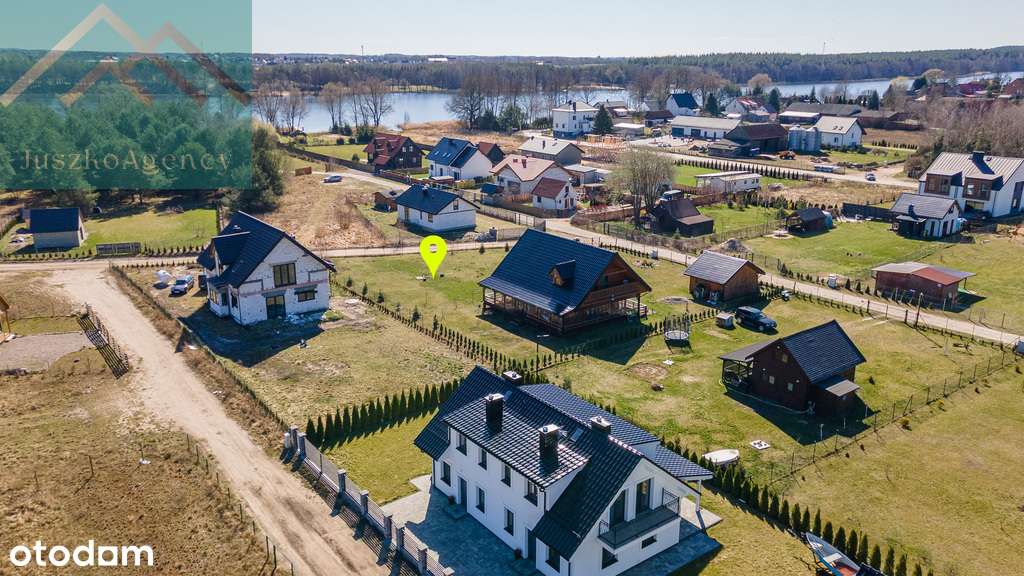 Urokliwa działka 200 metrów od jeziora. Ogrodzona-4