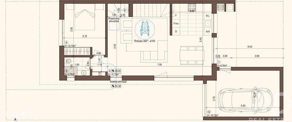 Casa / Villa T3 em Fernão Ferro de 151,00 m2 - Grande imagem: 4/6