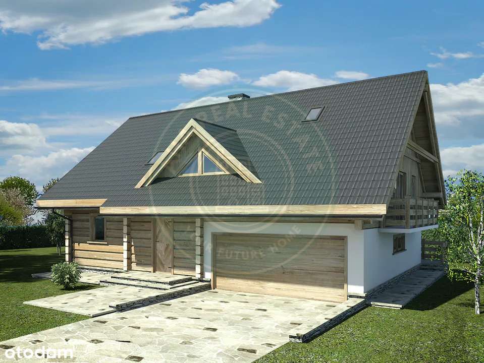 Działka z projektem domu w sercu Bieszczad-6