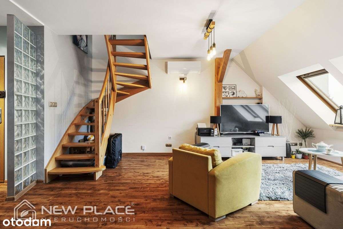 Dwupoziomowy 3 pokojowy apartament z klimatyzacją-3