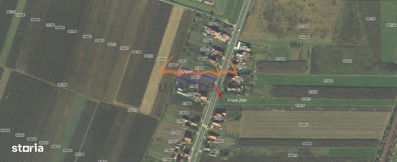Teren intravilan de vanzare 1.478m² in Fundatura-Iclod-0