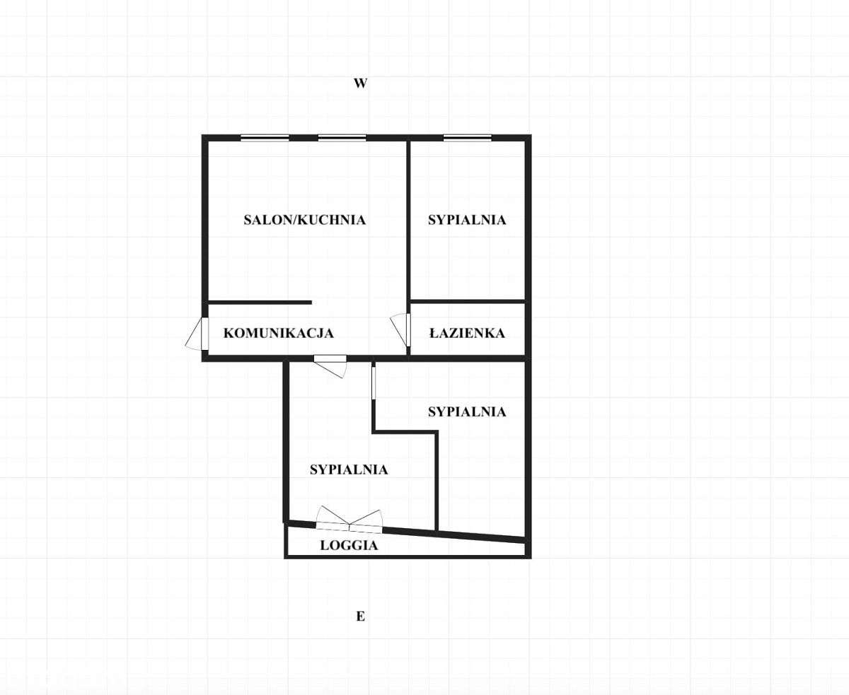 1 piętro/3 Pokoje/Krasińskiego/2008r/loggia-11