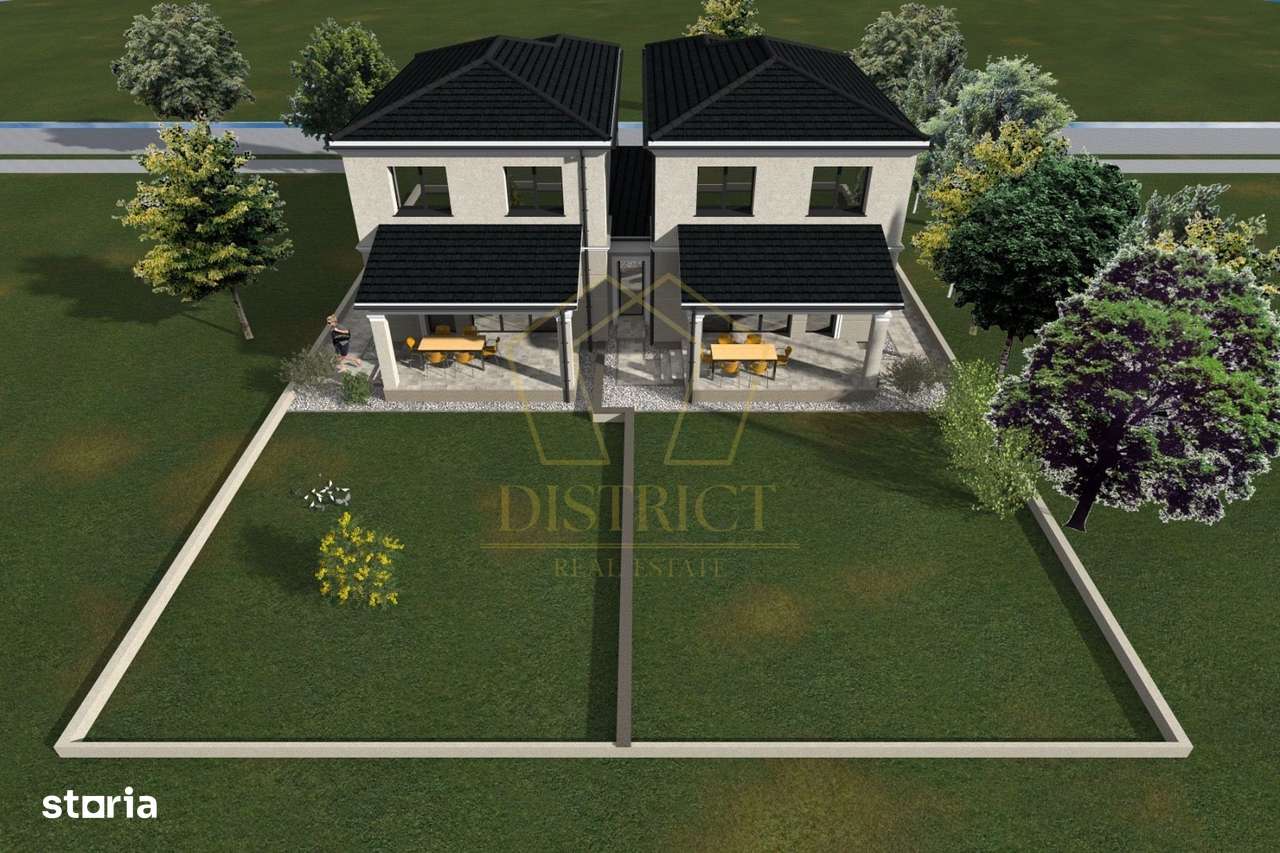 Duplex modern cu 5 camere despartit prin camera tehnica I Mosnita Noua - Imagine principală: 5/9