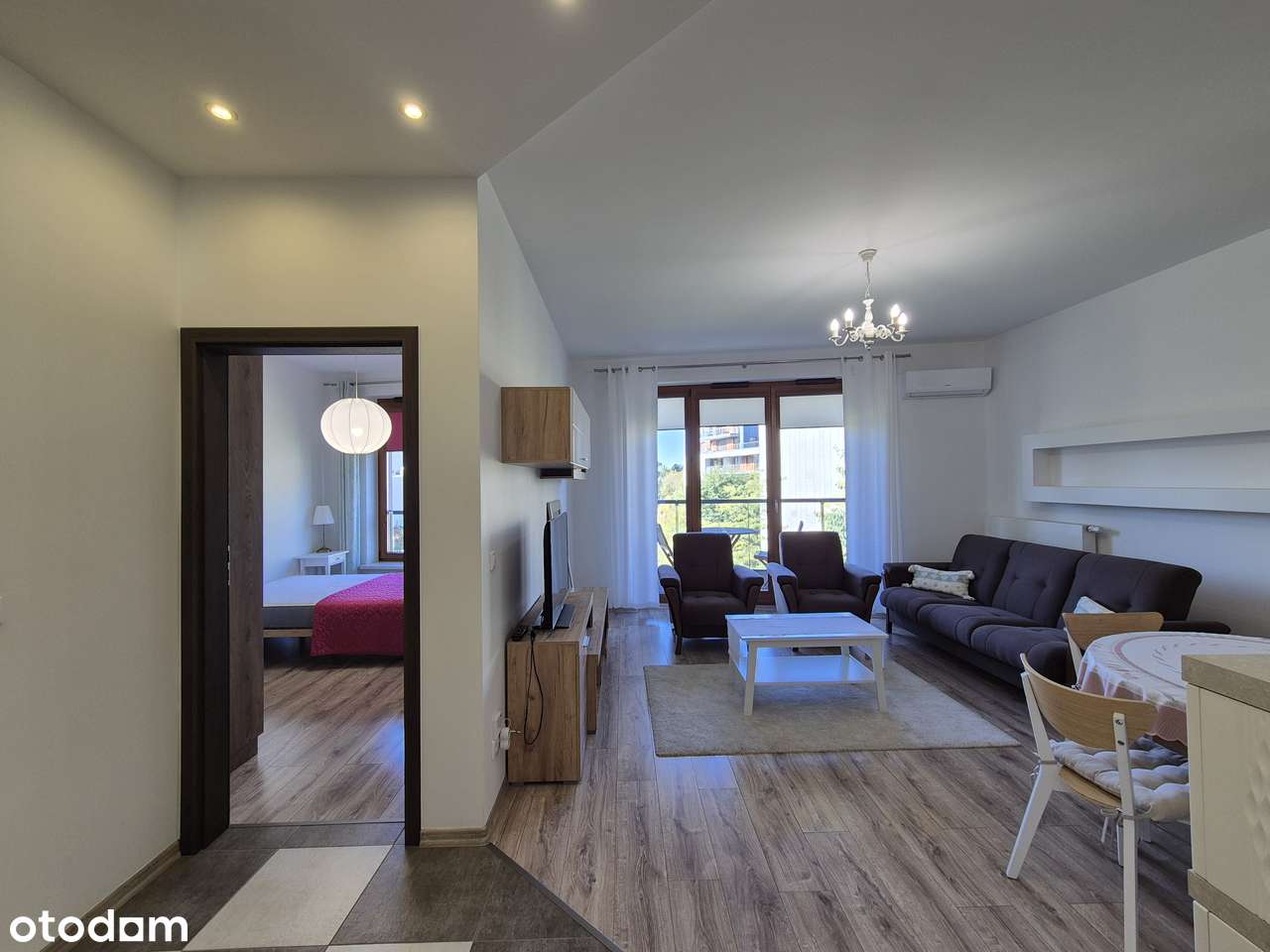 Mokotów Park-willa Ventus, apartament dwupokojowy z balkonem i garażem-4