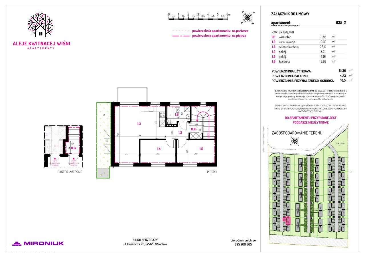 Apartament - 51 mkw na piętrze/ 2 miejsca postojowe - Pełny obrazek: 4/9