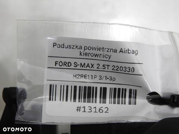 PODUSZKA AIRBAG KIEROWCY FORD S-MAX MK1 - 9