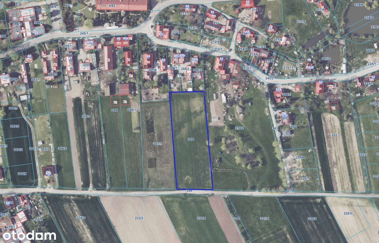 Duża działka objęta MPZP-1