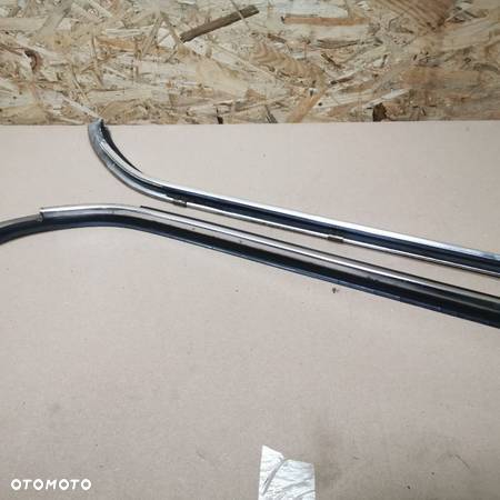 BMW E24 635CSI REKIN OSŁONA KRAWĘDZI SZYB TYŁ CHROM LEWA/PRAWA NR. 51721839501 OEM - 2