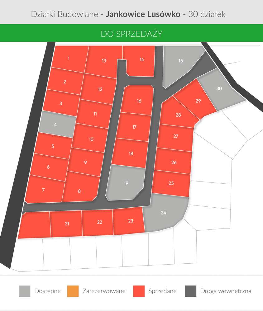 Ostatnie działki budowlane!Ulica Zamorska-dz. 258/30 Lusówko-Jankowice-4