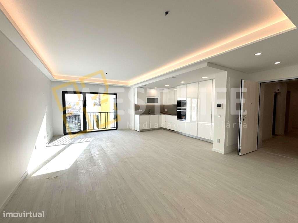 Apartamento T2 com varanda - VISTA MAR - Empreendimento NOVO - A 2 ... - Grande imagem: 4/11