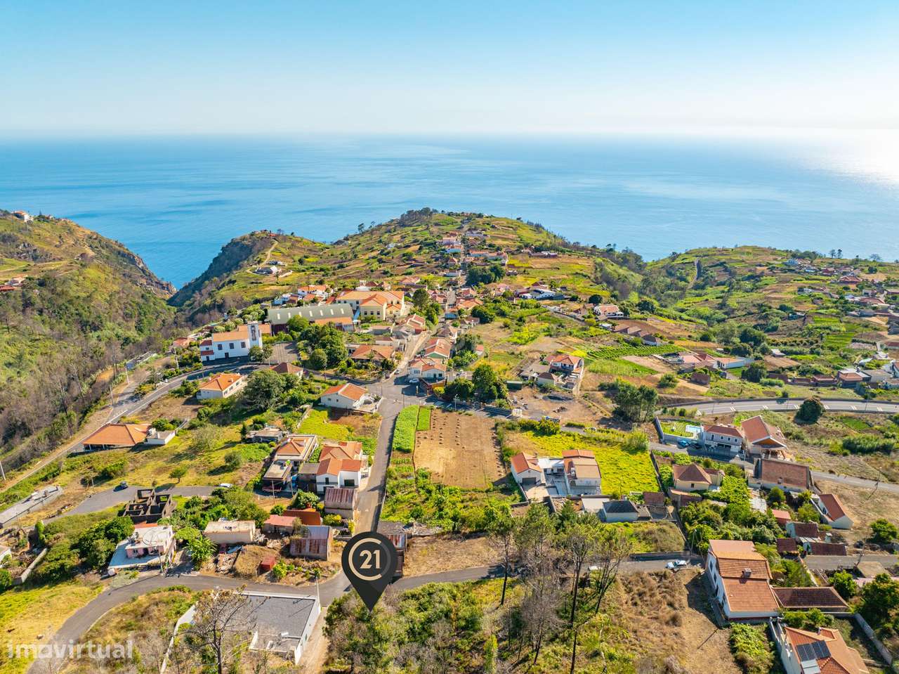 Terreno Rústico com Palheiro para Recuperação - Fajã da Ovelha - Grande imagem: 5/15