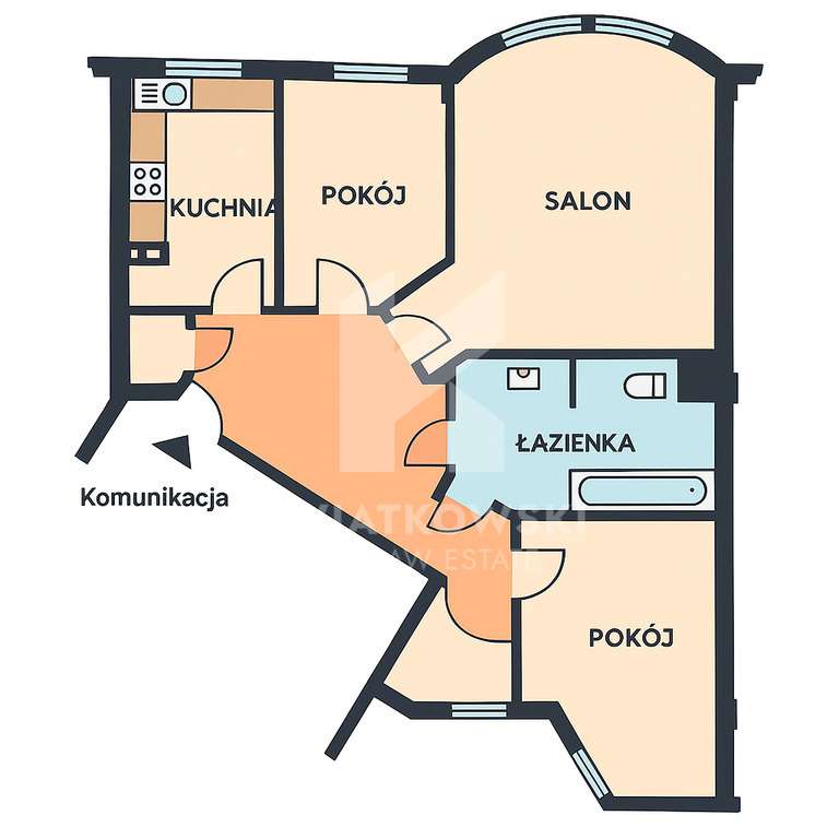Doskonała lokalizacja 3-pokojowy apartament 105 m²-8