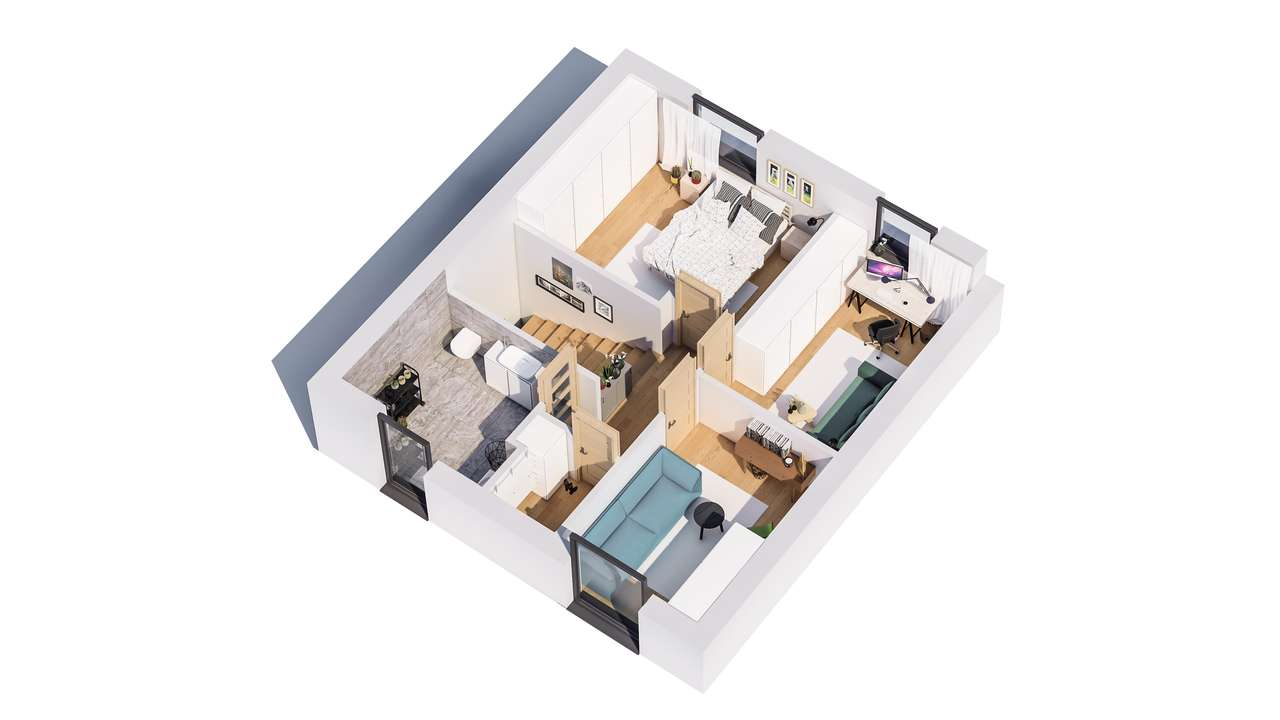 Nowoczesny Dom w Spokojnej okolicy - Osiedle Klonowe - Pełny obrazek: 4/4