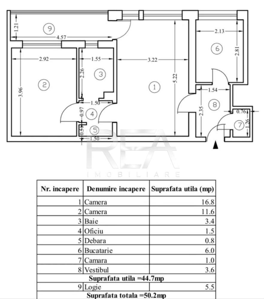 2 camere, 5/9, 50 mp, anvelopat-Gorjului — fotografia 3