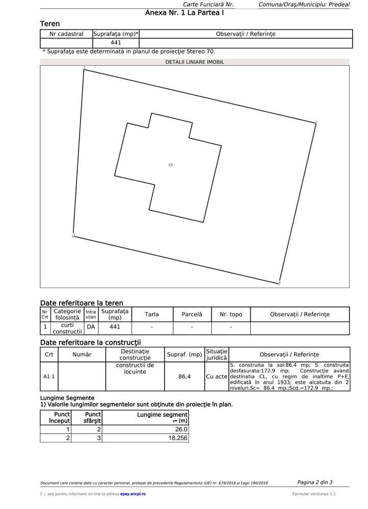 Predeal,P+1,casa din busteni,in spatele terenului curge raul Prahova-18