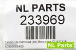Farolim de matricula (kit) Mercedes CLA C118 A0999068400 - 4