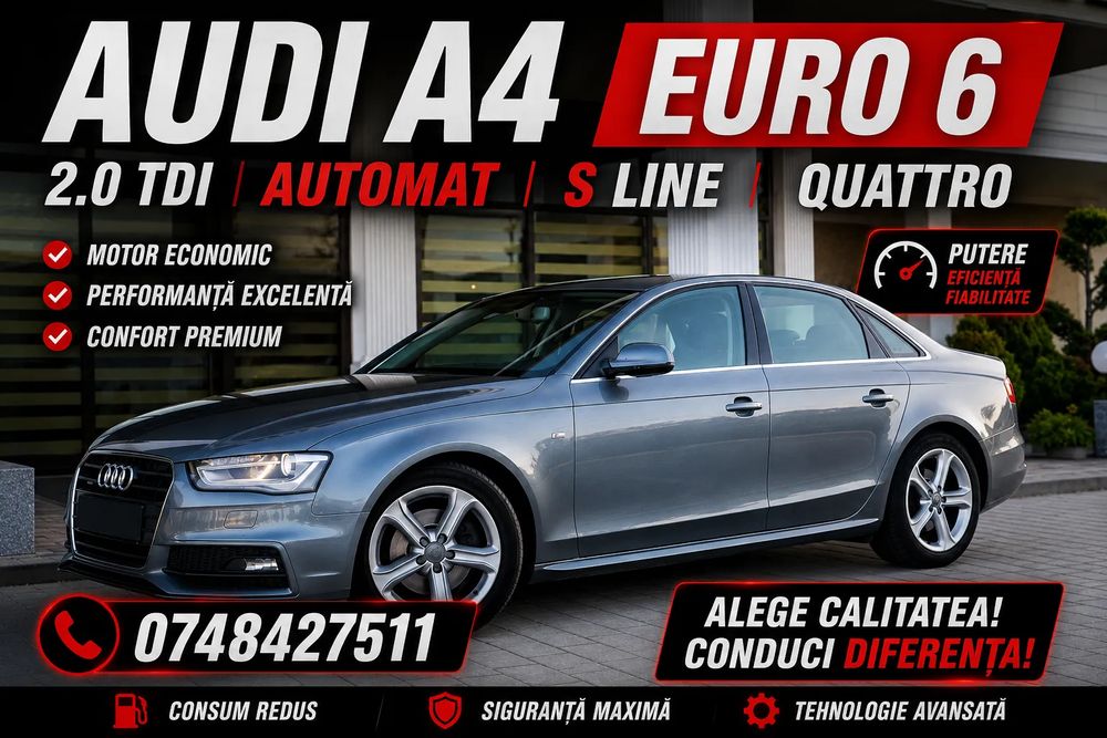 Audi A4 B8 [2007 - 2015] 2.0 TDI S tronic quattro 2015