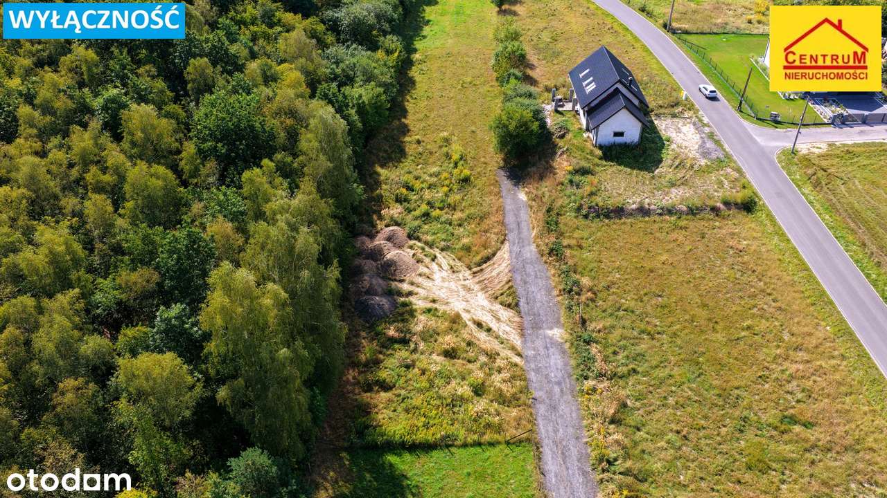 2 działki budowlane pod lasem!  Zobacz WIDEO-3