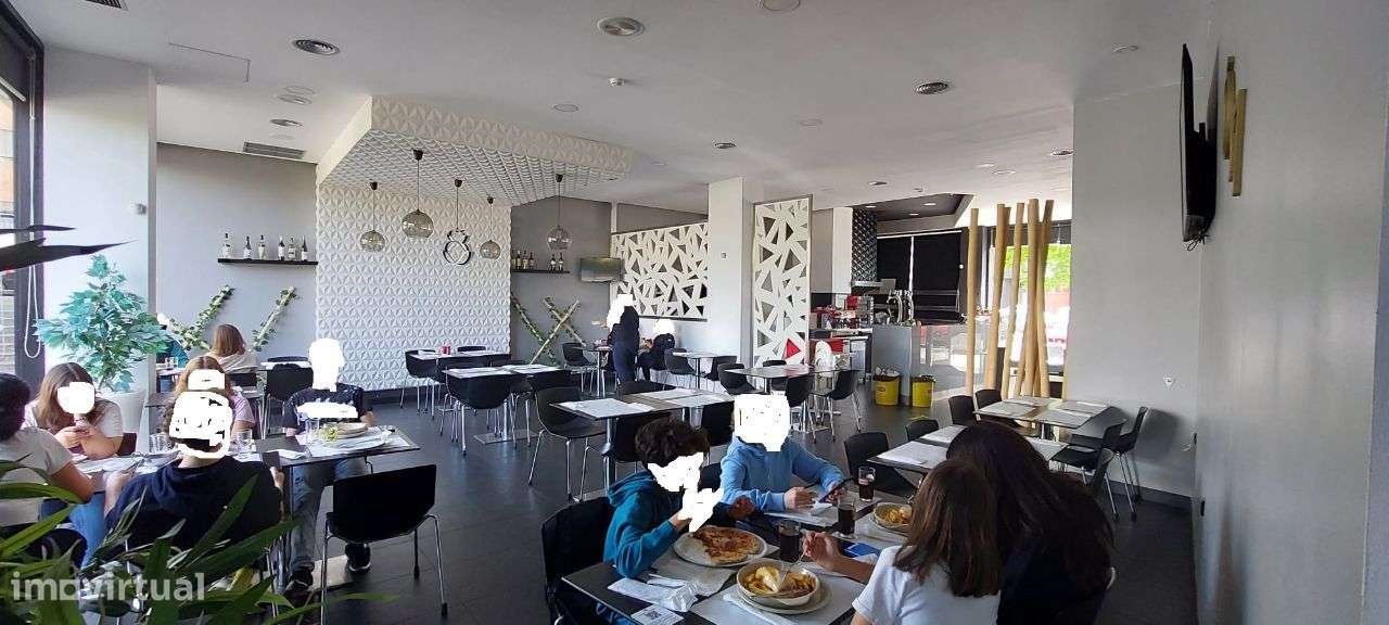 Loja de 2 pisos 2 salas para Pizzaria Espinho-4