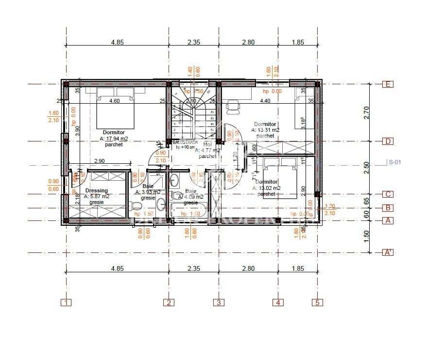 COMISION 0%! Casă individuală, 5 camere, 3 bai, teren 474 mp, Chinteni-11