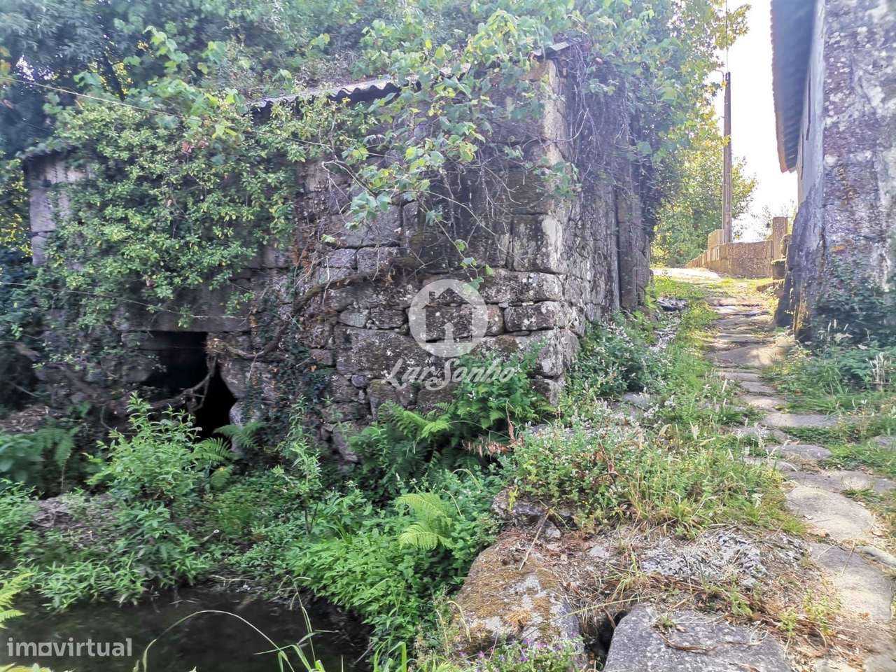 Moradia individual para recuperar com moinho, 1038m2 em Mondim de B... - Grande imagem: 2/13