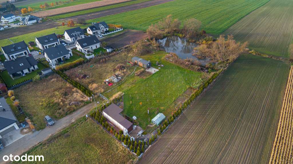 Atrakcyjna działka z własnym stawem, Dąbcze-4