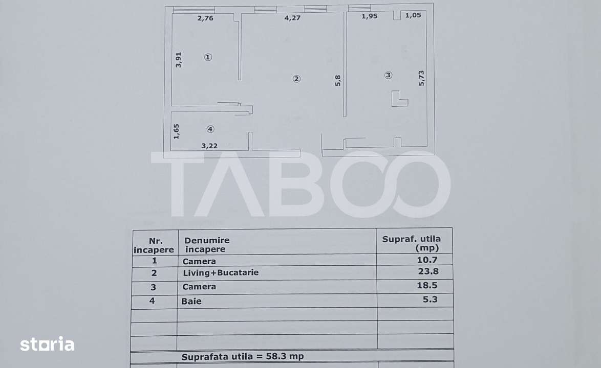 Apartament 3 camere 58 mp utili constructie Premium - Imagine principală: 2/2