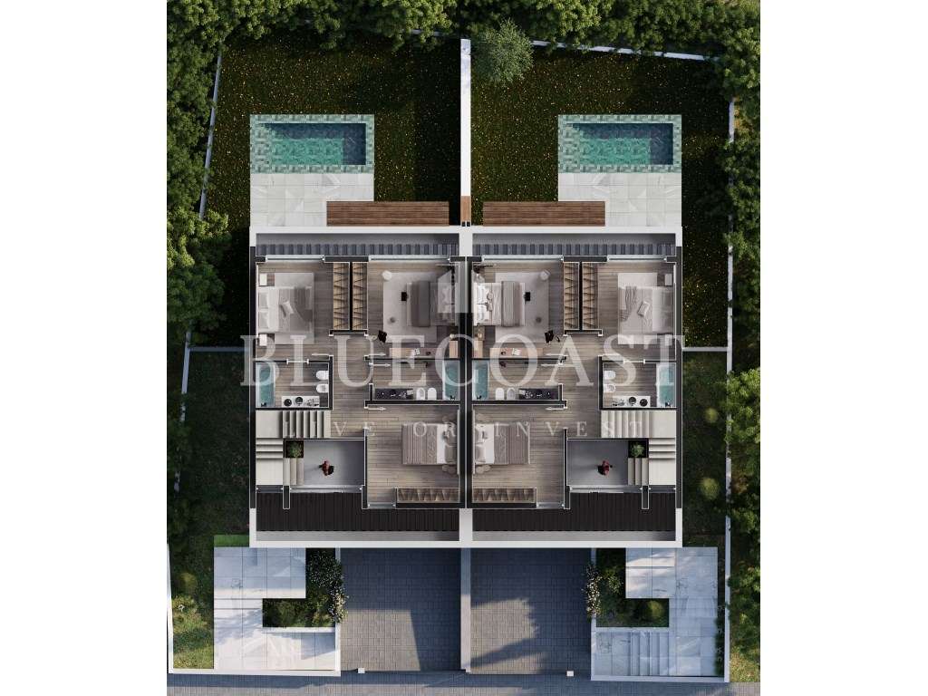 Moradias Geminadas T4 com piscina e garagem - Aires, Palmela-11