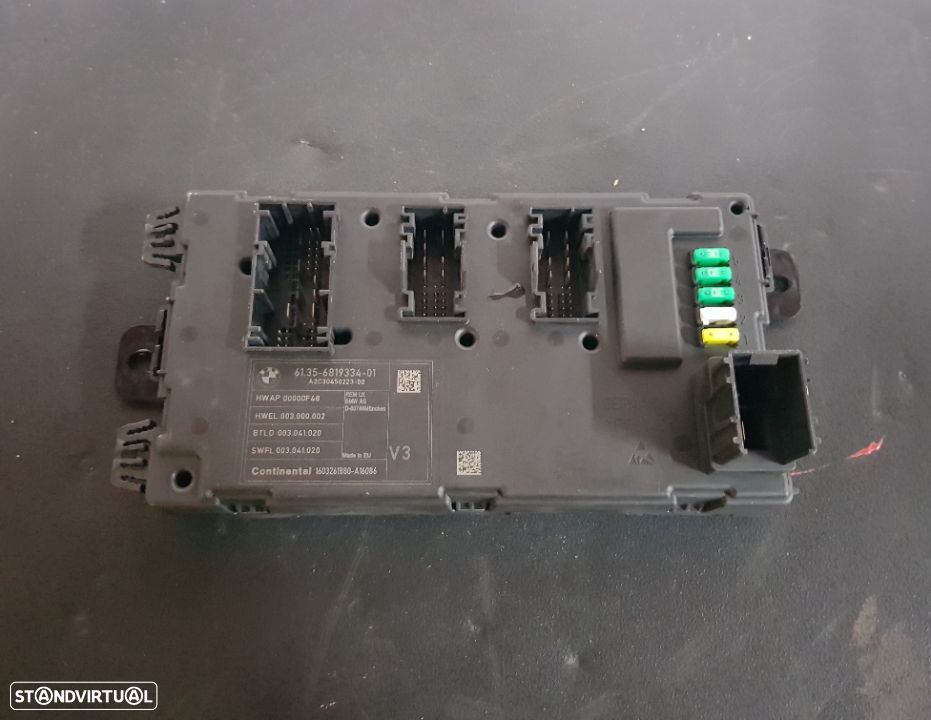 Peça - Modulo Controlo Caixa Fusiveis Bmw 116D F20/F21 / F30/F31 20