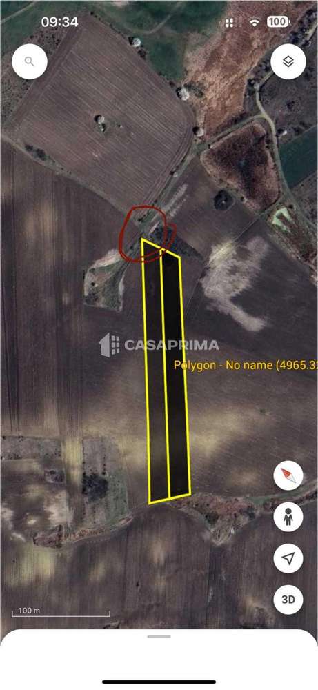 Teren de vanzare, Breazu, 9930 mp, ideal investitie 4,9 euro/mp - Imagine principală: 1/6