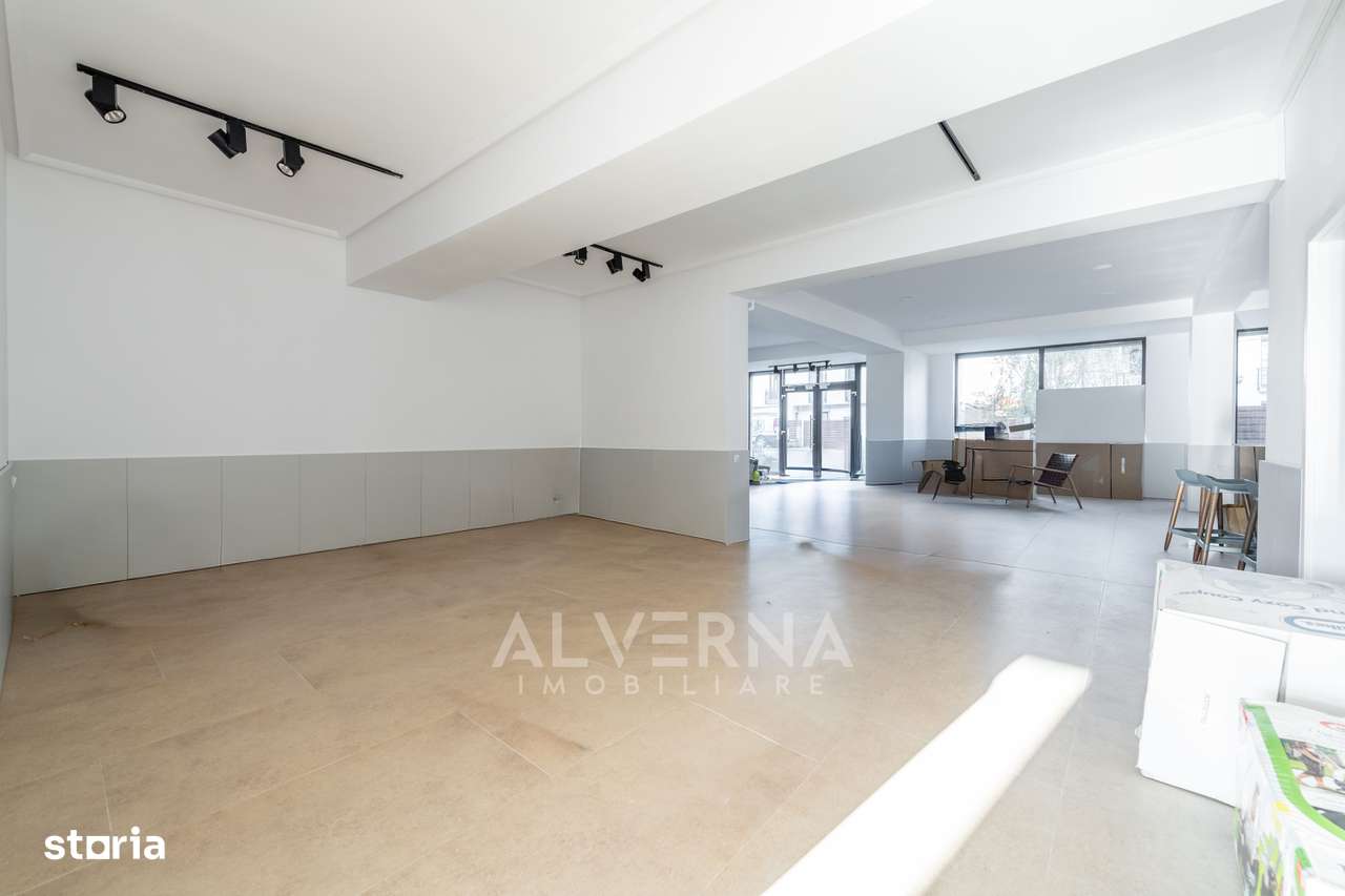 Spatiu comercial 165mp | 11ml vitrina | 2 grupuri sanitare | Borhanci - Imagine principală: 3/10