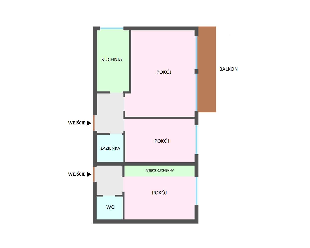 3- pokojowe mieszkanie z potencjałem inwestycyjnym-18