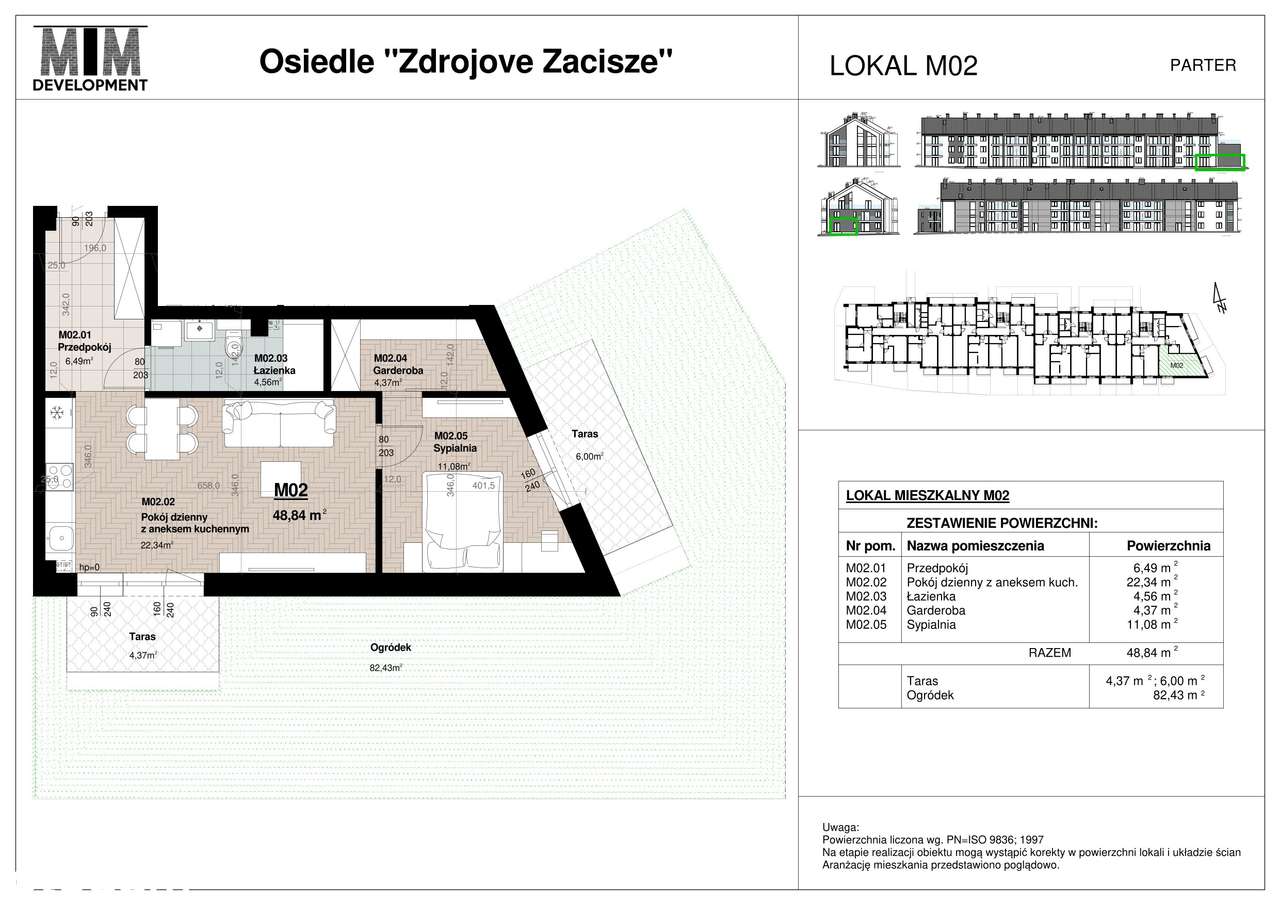 Osiedle Zdrojove Zacisze Busko-Zdrój | Mieszkanie AM02 - 48,84 m2 - Pełny obrazek: 2/7