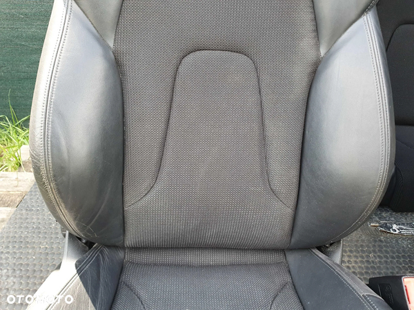 Fotele S-Line Półskóra Fotel Kanapa Składana Niepodgrzewane Elektrycznie regulowane Lędzwia Audi A4 B8 Komplet - 19