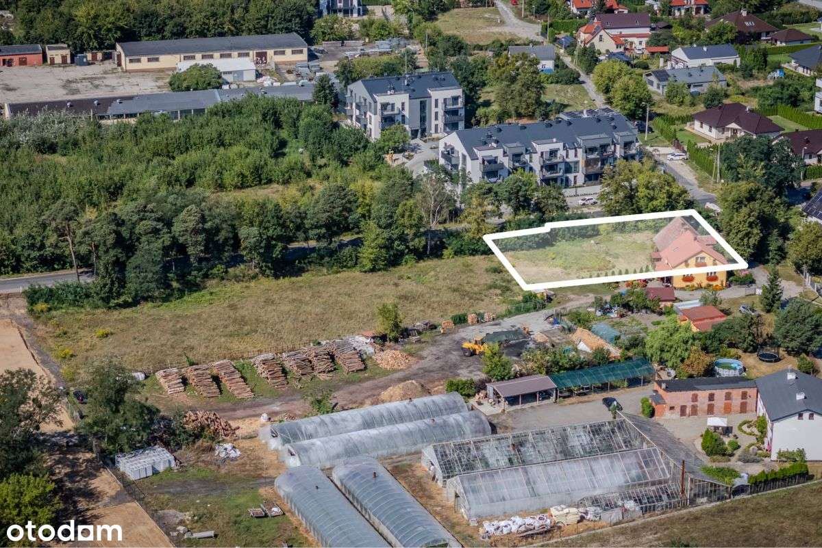 Działka z możliwością podziału i budowy bliźniaka - Pełny obrazek: 5/6