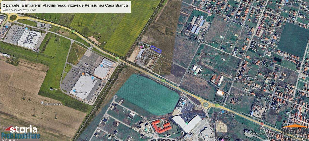 2 parcele pt.casa de 1.230mp aproape de Jumbo, vivazi de Pensiune-3