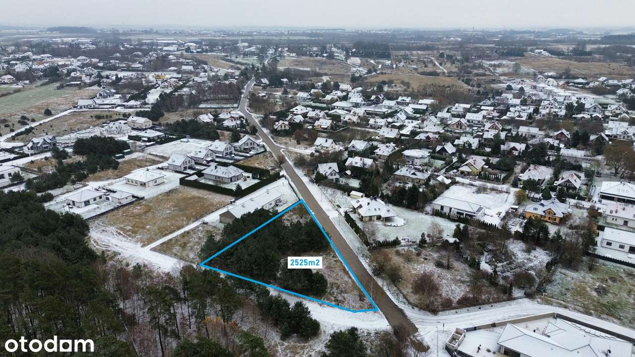 Dołuje ul. Lisia Działka pod lasem na rezydencję - Pełny obrazek: 4/7