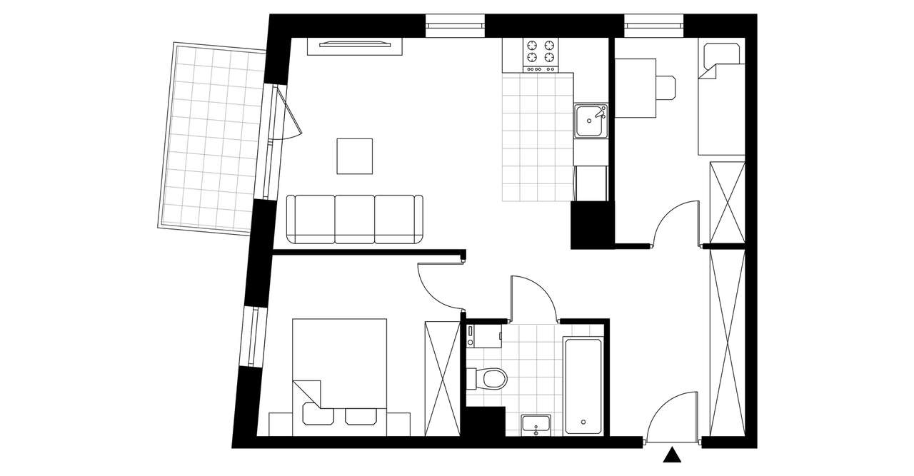 3-pokojowe mieszkanie 52m2 Bez Prowizji - Pełny obrazek: 3/8